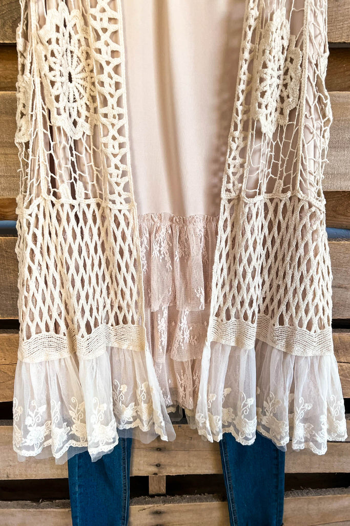 AHB EXCLUSIVE: The First Resort Vest - Beige - 100% COTTON