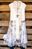 AHB EXCLUSIVE: Run To You Vest - Ivory/Floral