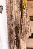 AHB EXCLUSIVE: Embrace The Joy Cardigan - Taupe/Yellow Flower