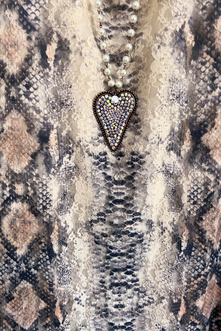 AHB EXCLUSIVE: Love is Alive Tunic - Snake Print