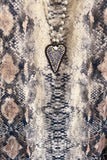 AHB EXCLUSIVE: Love is Alive Tunic - Snake Print