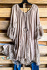 AHB EXCLUSIVE: Spring Sighting Tunic/Dress- Mocha