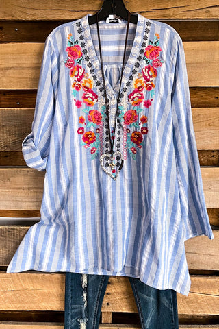 AHB EXCLUSIVE: Here Comes The Sun Blouse - Blue