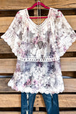 AHB EXCLUSIVE: You'll Be In My Heart Top - Ivory/Floral (slip sold separately)