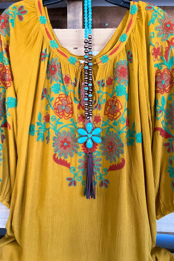 AHB EXCLUSIVE: Just One Look Tunic -Mustard - SALE