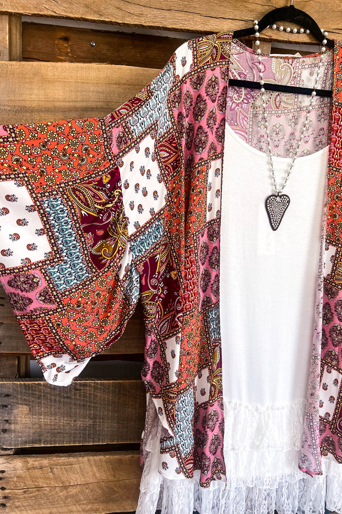 Splash Berry Kimono - Berry Combo - SALE
