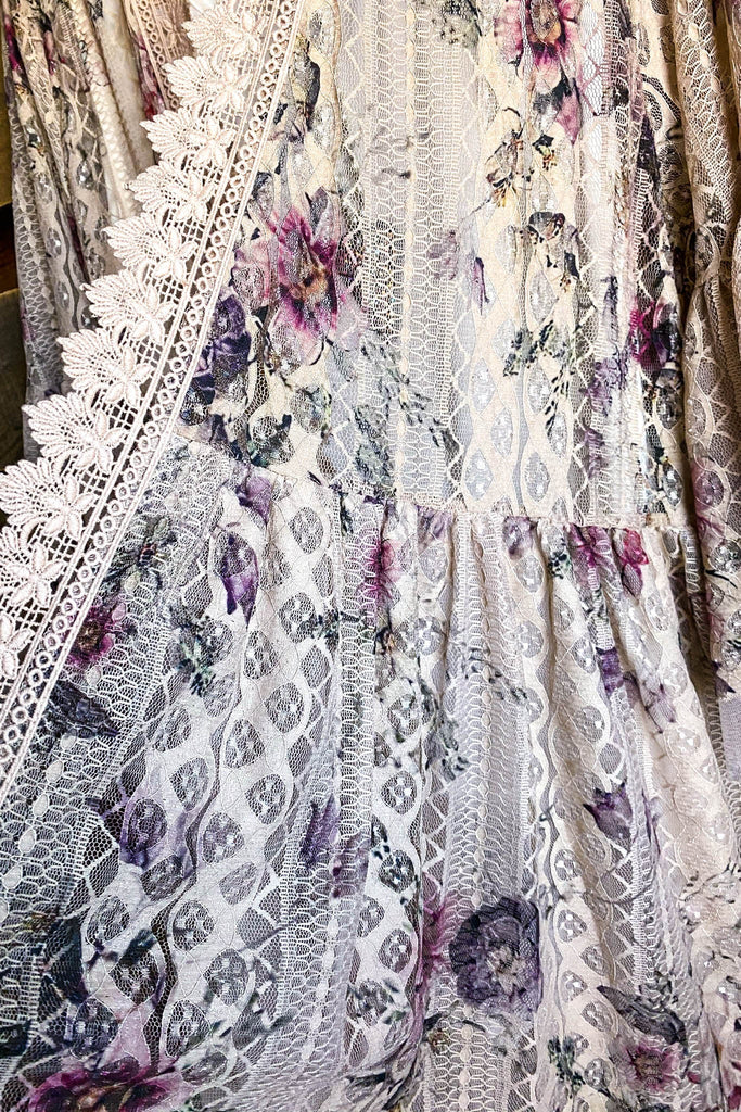 AHB EXCLUSIVE: Embrace The Joy Kimono/Duster - Taupe/Flower