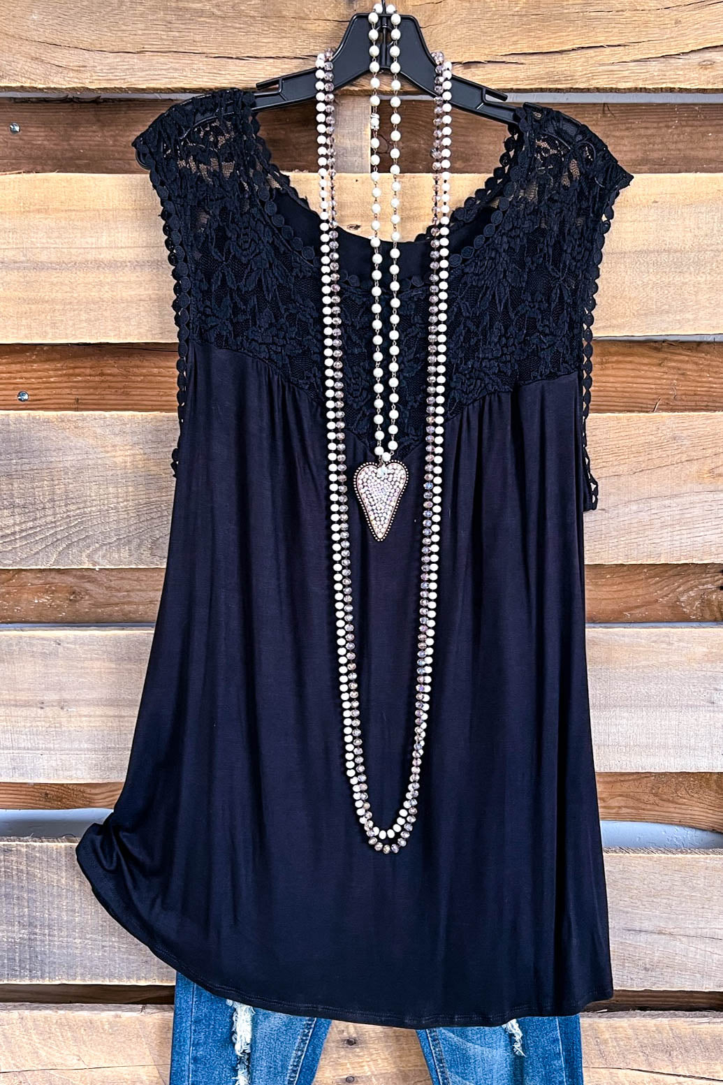 AHB EXCLUSIVE: Declare Your Love Top - Black - SALE