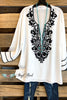 AHB EXCLUSIVE: Singing to My Soul Blouse - Moss White - SALE