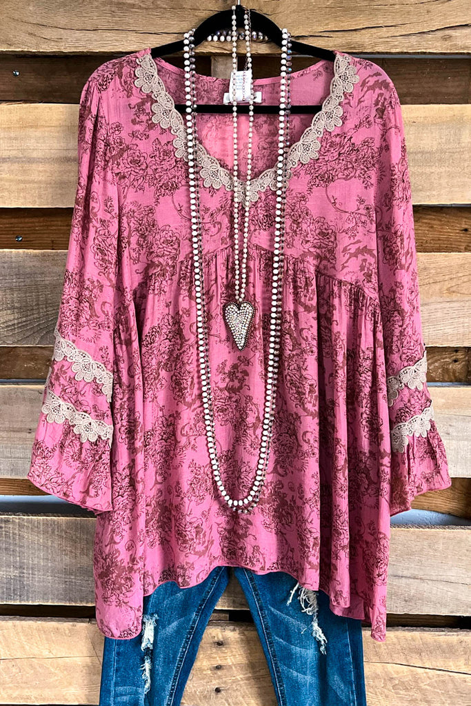 Always Choose Love Tunic - Mauve - SALE