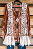 Yes I Will Crochet Vest - Beige - 100% COTTON