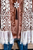 Yes I Will Crochet Vest - Beige - 100% COTTON