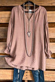 Bestow My Favor Top - Taupe
