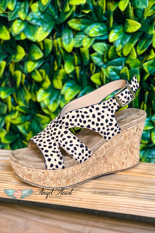 Staying Up Late Wedges - Leopard