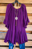 AHB EXCLUSIVE: The It Girl Oversized Loose Fitting Tunic - Purple