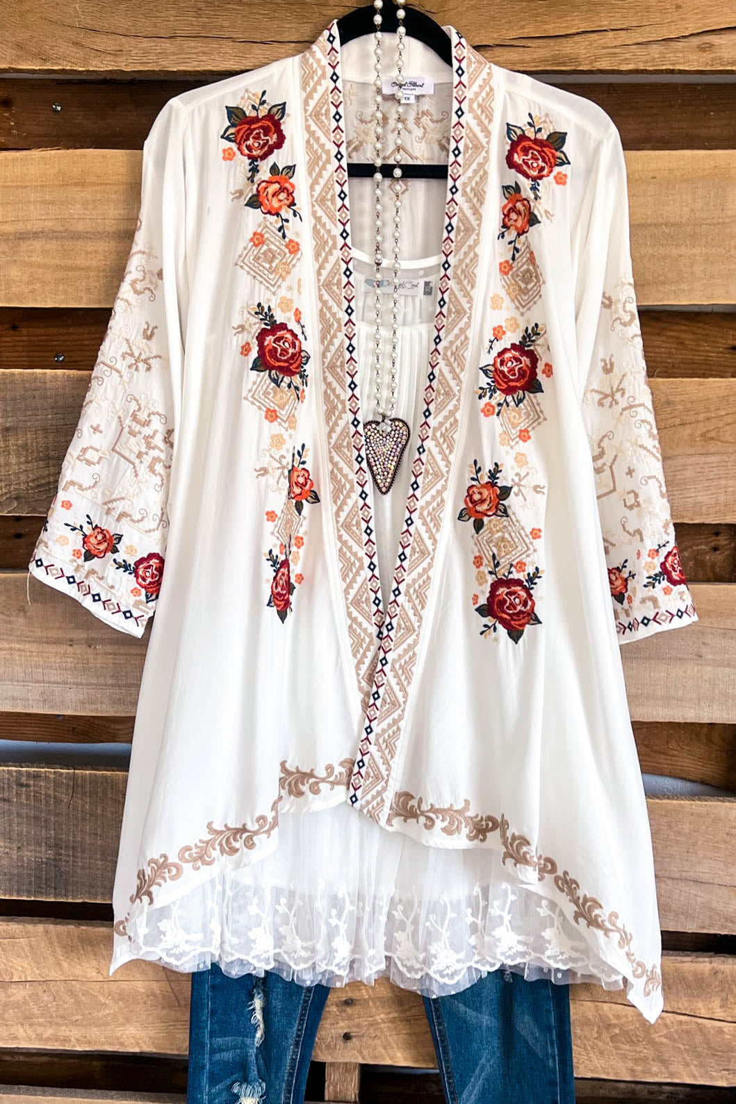 AHB EXCLUSIVE: A Friend Like Me Cardigan - Ivory - 100% COTTON