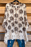 Floral Spice Tunic - Beige