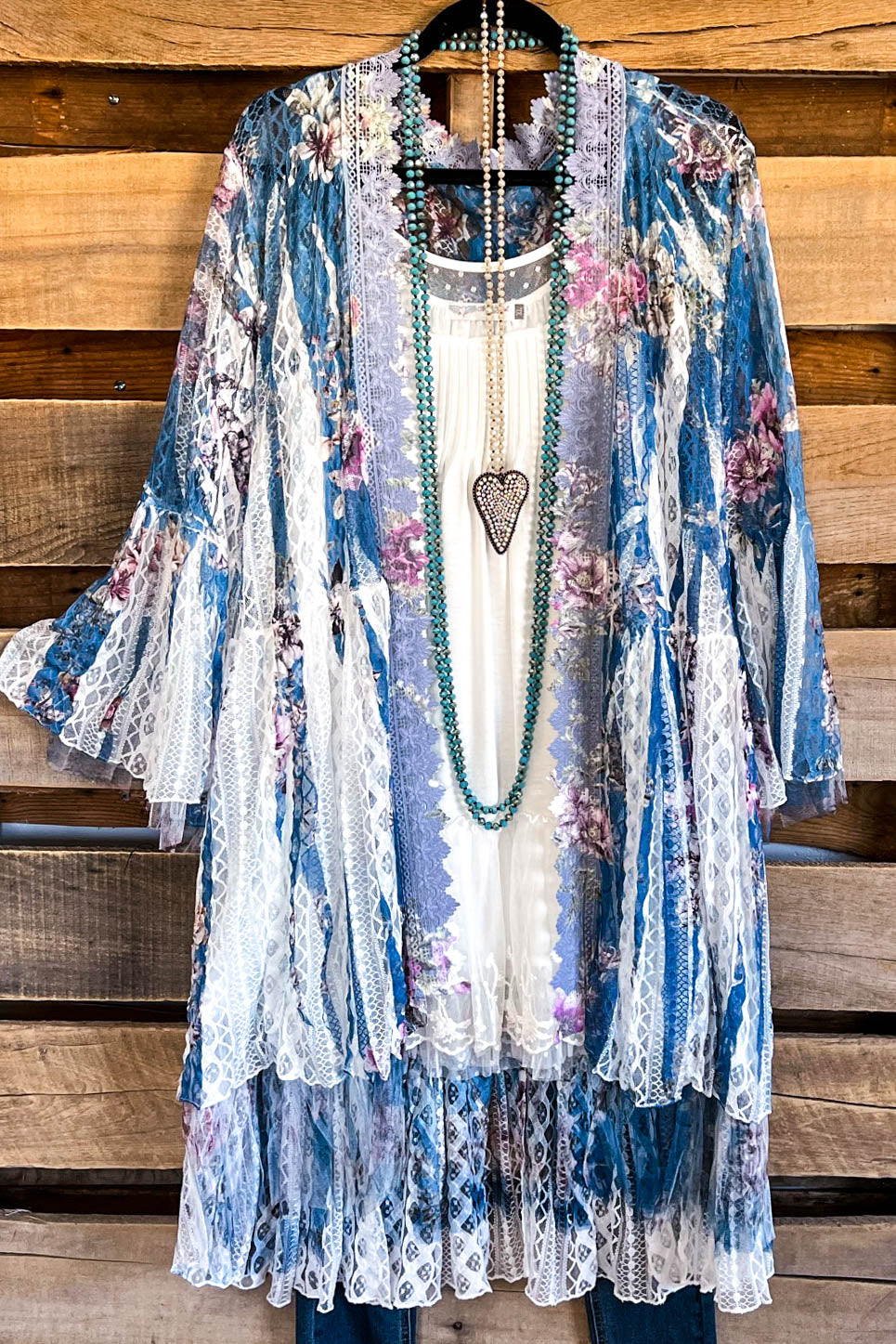 AHB EXCLUSIVE: Embrace The Joy Cardigan - IV/SB/CHFL