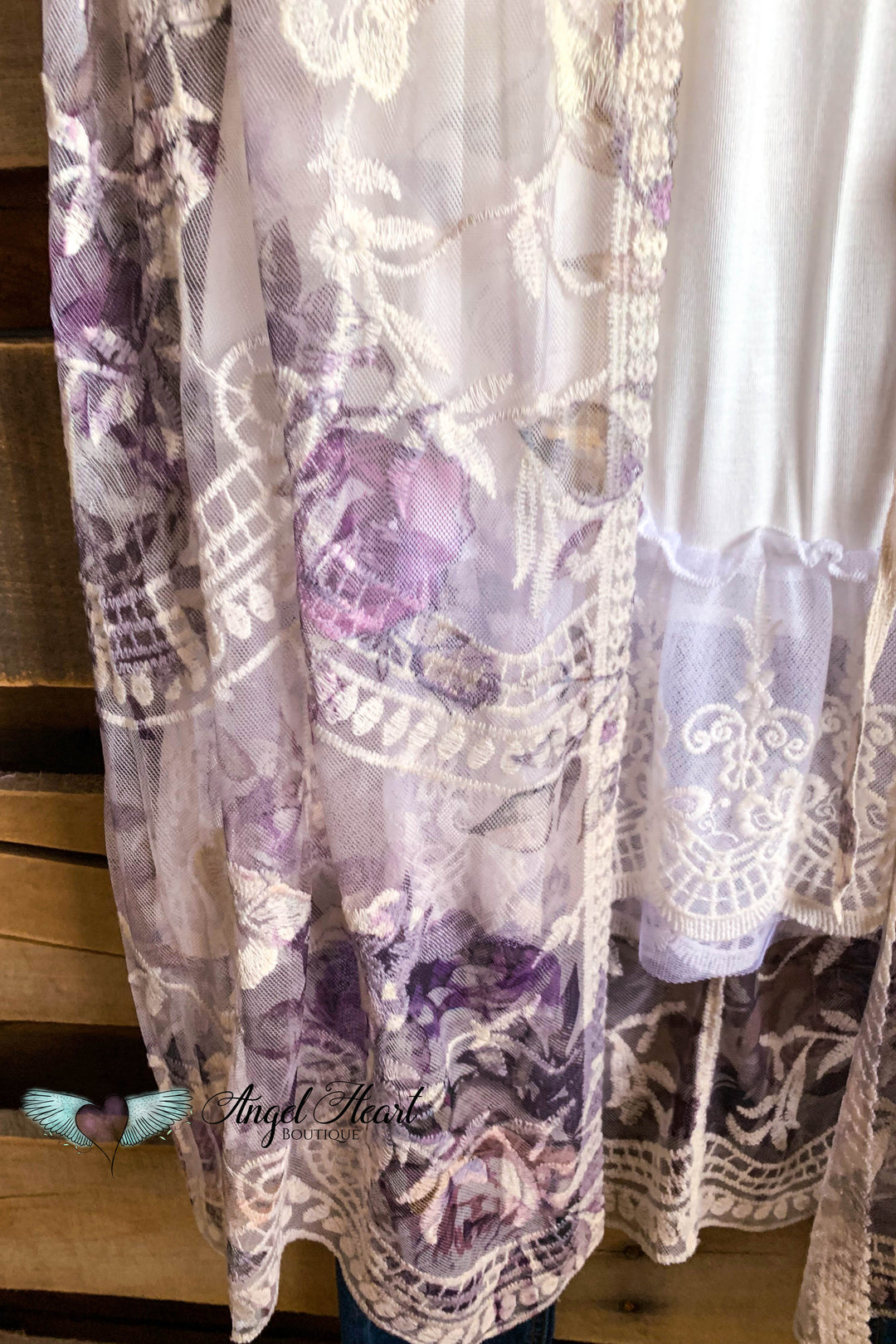 AHB EXCLUSIVE: More Than Just a Friend Lace Kimono - Rose - SALE