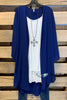 Basic Instincts Cardigan - Navy [product type] - Angel Heart Boutique