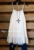 Slip On Dress - White [product type] - Angel Heart Boutique