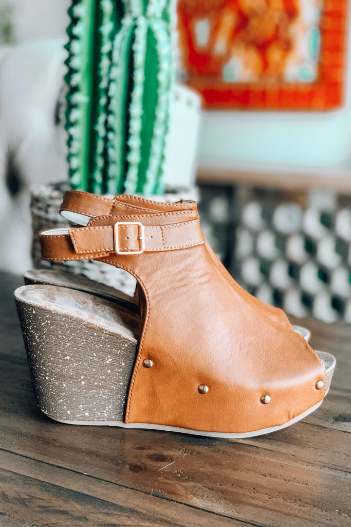 My Go To Wedge - Tan - SALE