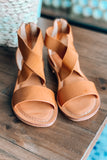 GOOD CHOICE: That Comfy Walk Sandals - Elastic - Tan - SALE