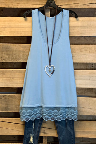 AHB EXCLUSIVE: Angel In You Sweater Duster - Blue