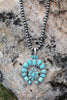 AUTHENTIC TURQUOISE STONE - Golden Love Necklace [product type] - Angel Heart Boutique