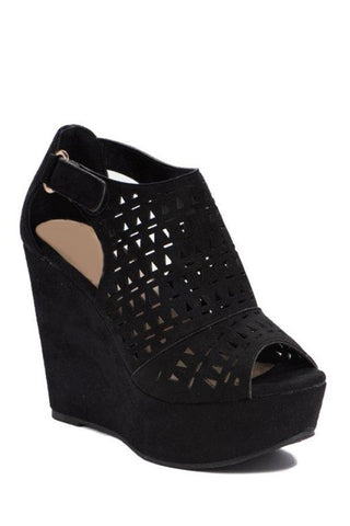 Cross With Me Wedges - Whiskey