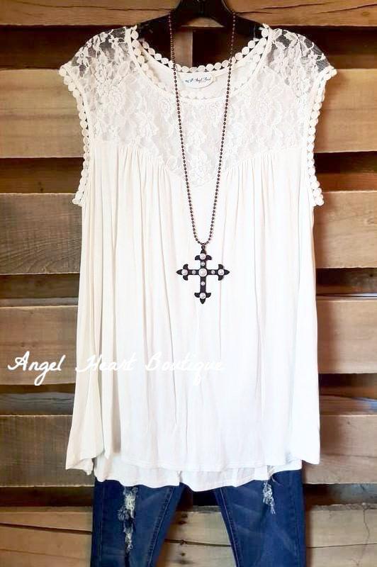 Declare Your Love Top - White [product type] - Angel Heart Boutique