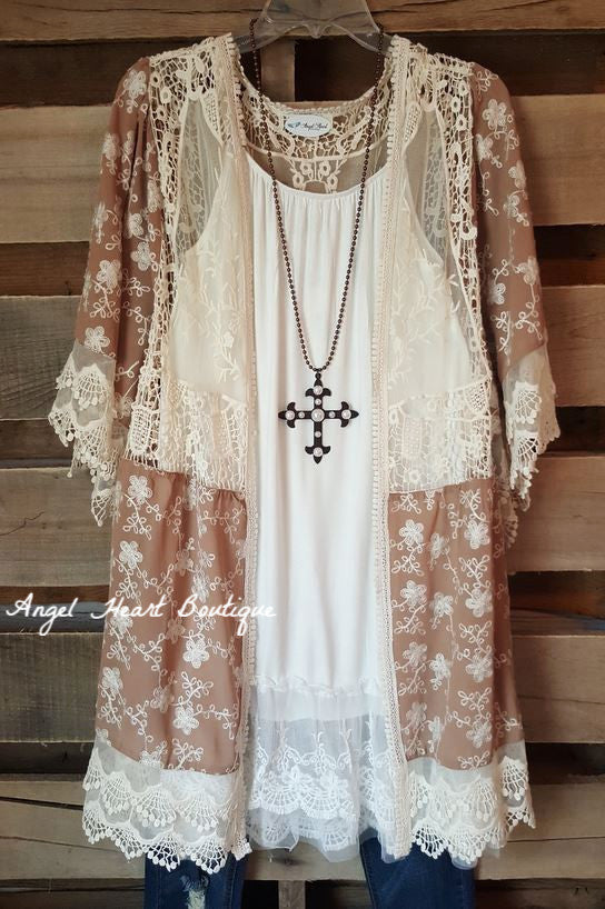 Slip On Dress - White [product type] - Angel Heart Boutique