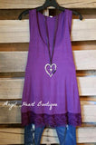 Extender: Slip on Tank/Tunic - Violet [product type] - Angel Heart Boutique